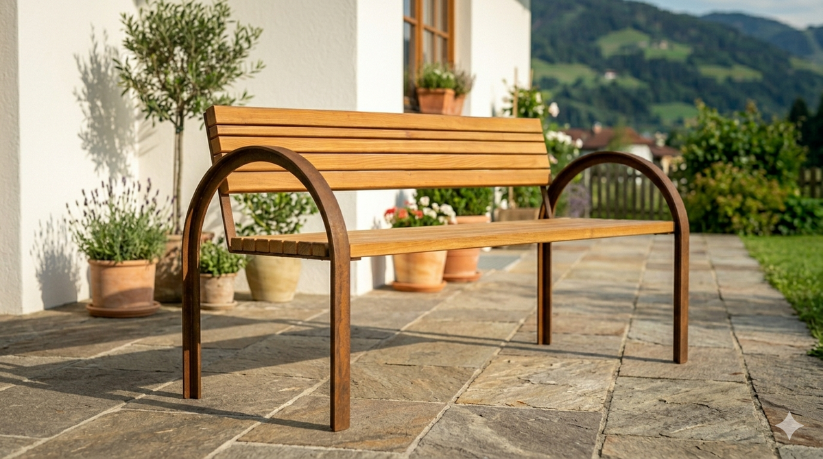 AlpStahl Gartenbank