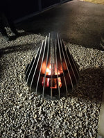 AlpStahl Feuerschale Ignis - Massiver 6mm Cortenstahl - Feuerkunst aus Kärnten