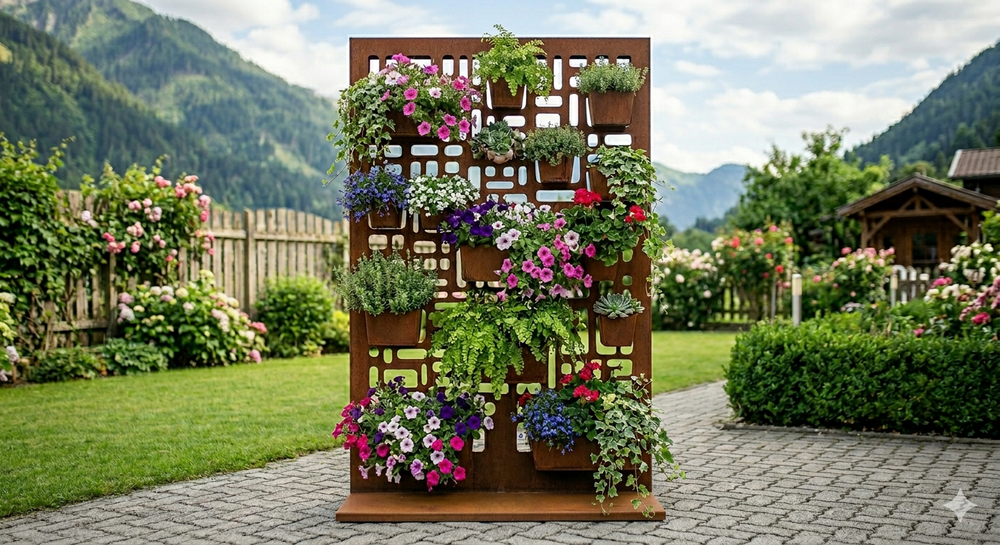 AlpStahl Pflanzwand 